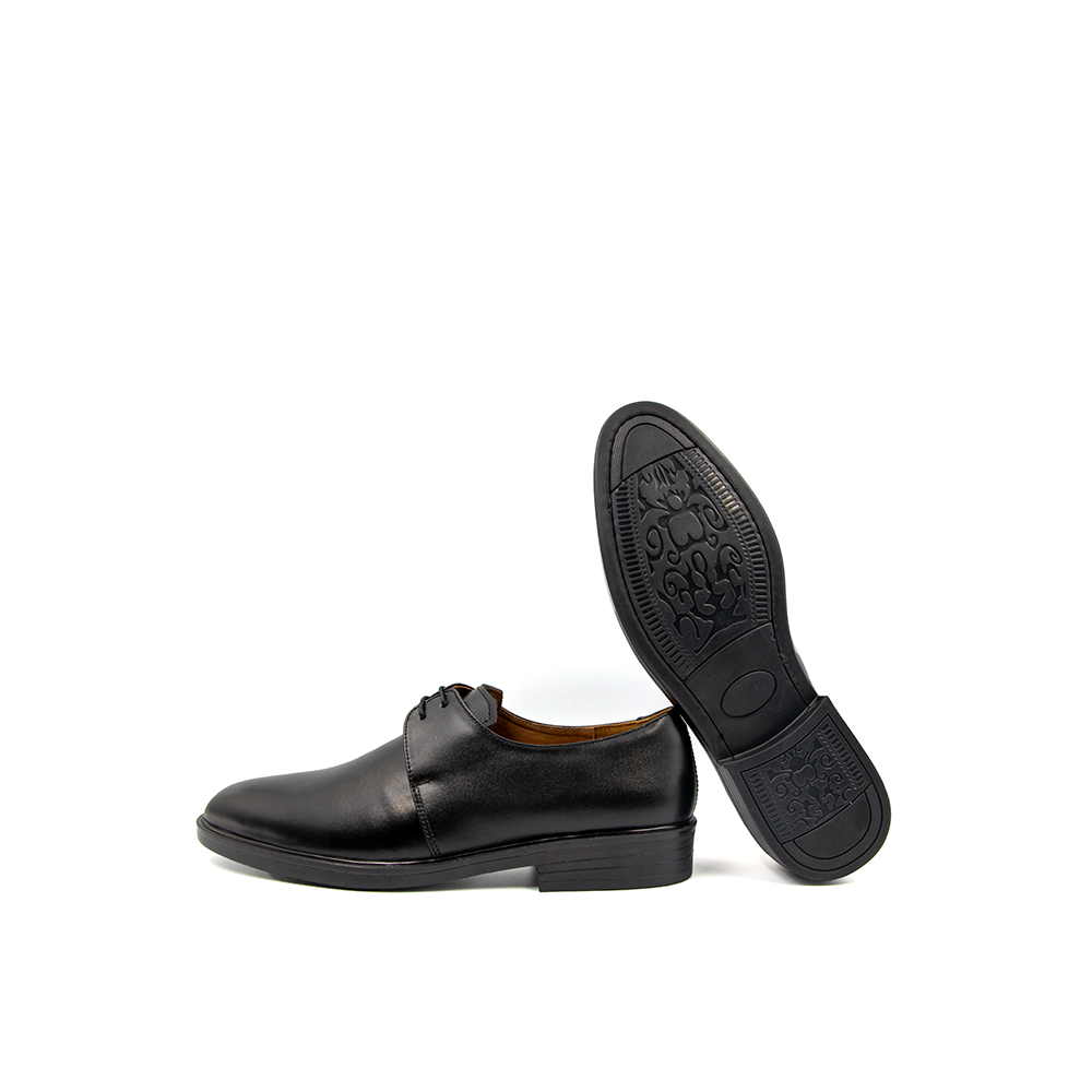 Giày tây nam Oxford Tomoyo đen bóng TMN23301