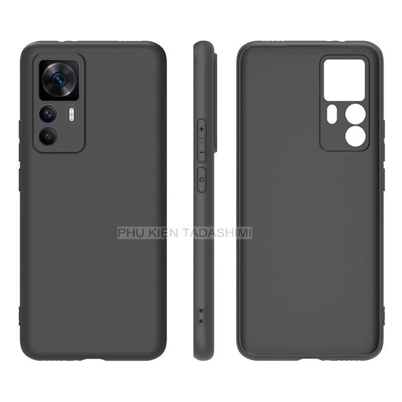 Ốp Lưng Nhám Dẻo Đen Cho Xiaomi 12T/ K50 Ultra, Xiaomi 12T Pro Chống Bẩn, Không Bám VÂN TAY, Có Gờ Bảo Vệ Camera.
