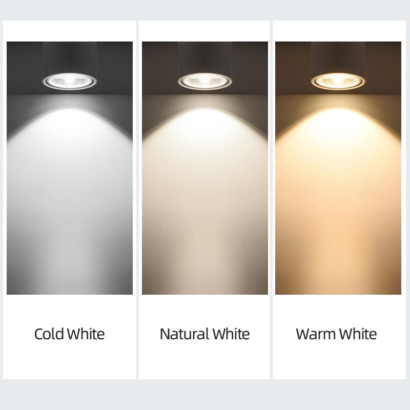 Đèn chiếu sáng điểm LED Đèn chiếu sáng điểm COB Đèn chiếu sáng 220V Đèn chiếu sáng có thể gập lại 7W 10W 15W Đèn gắn trên bề mặt Đèn tủ bếp Đèn chiếu sáng trong nhà