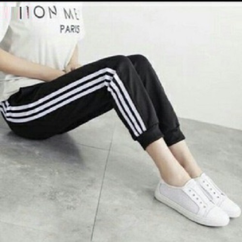 Quần jogger  thể thao 3 sọc BO ỐNG năng động cá tính, chất vải quần nỉ co giãn 4 chiều