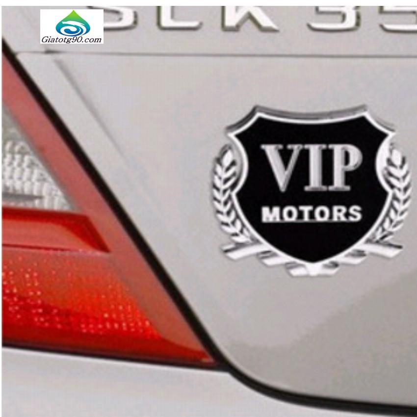 ️️ Lô Gô VIP Motor Gắn Xe Ô Tô 206277 2(vàng)