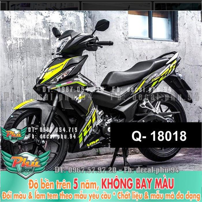 Tem rời winner 150 vàng đen B -1