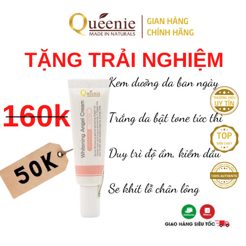 Kem trắng da thiên thần dưỡng da mịn màng, trắng sứ bật tone trải nghiệm 5ml - Mỹ Phẩm Hàn Quốc