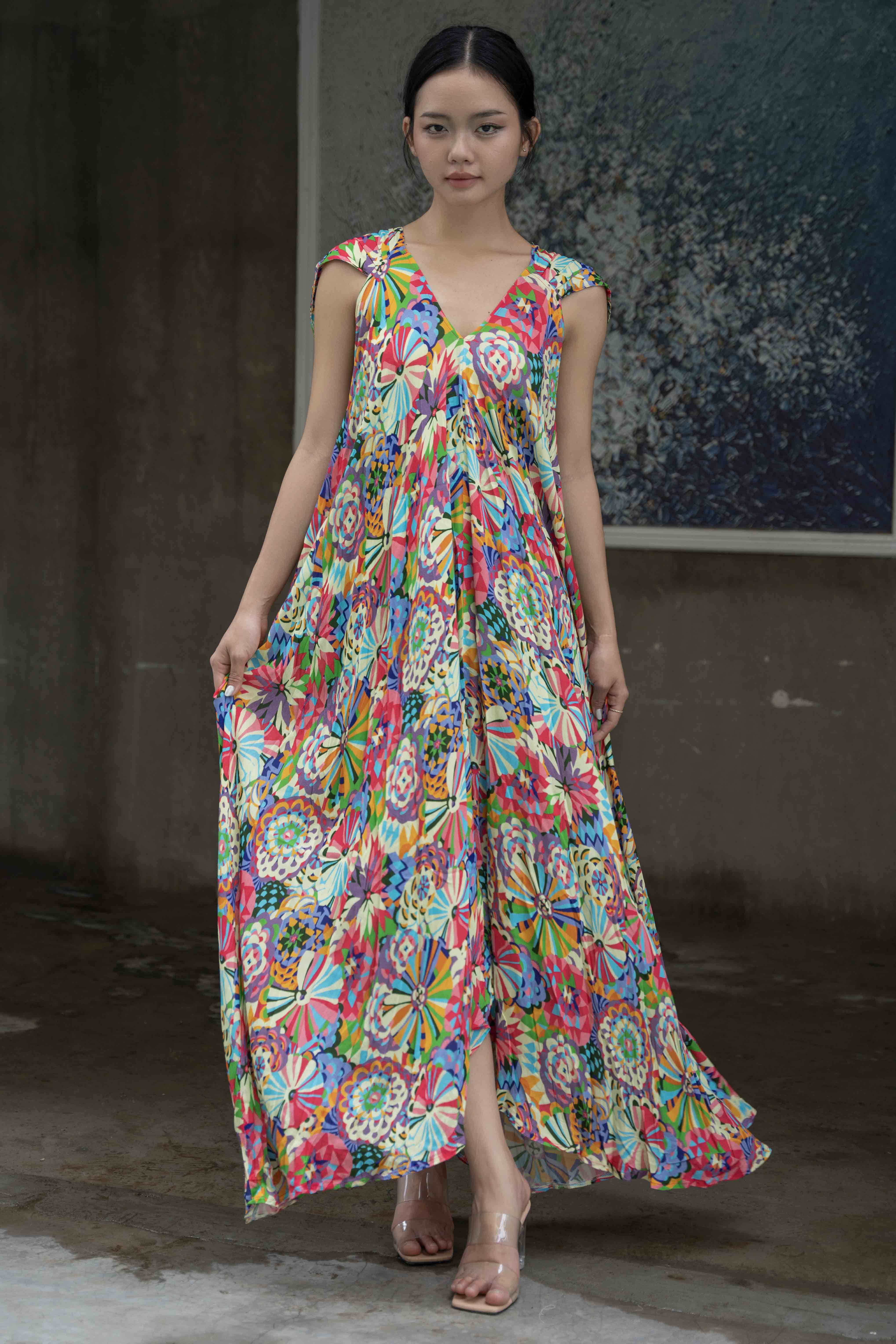Maxi Cotton Cao Cấp Luna Llena