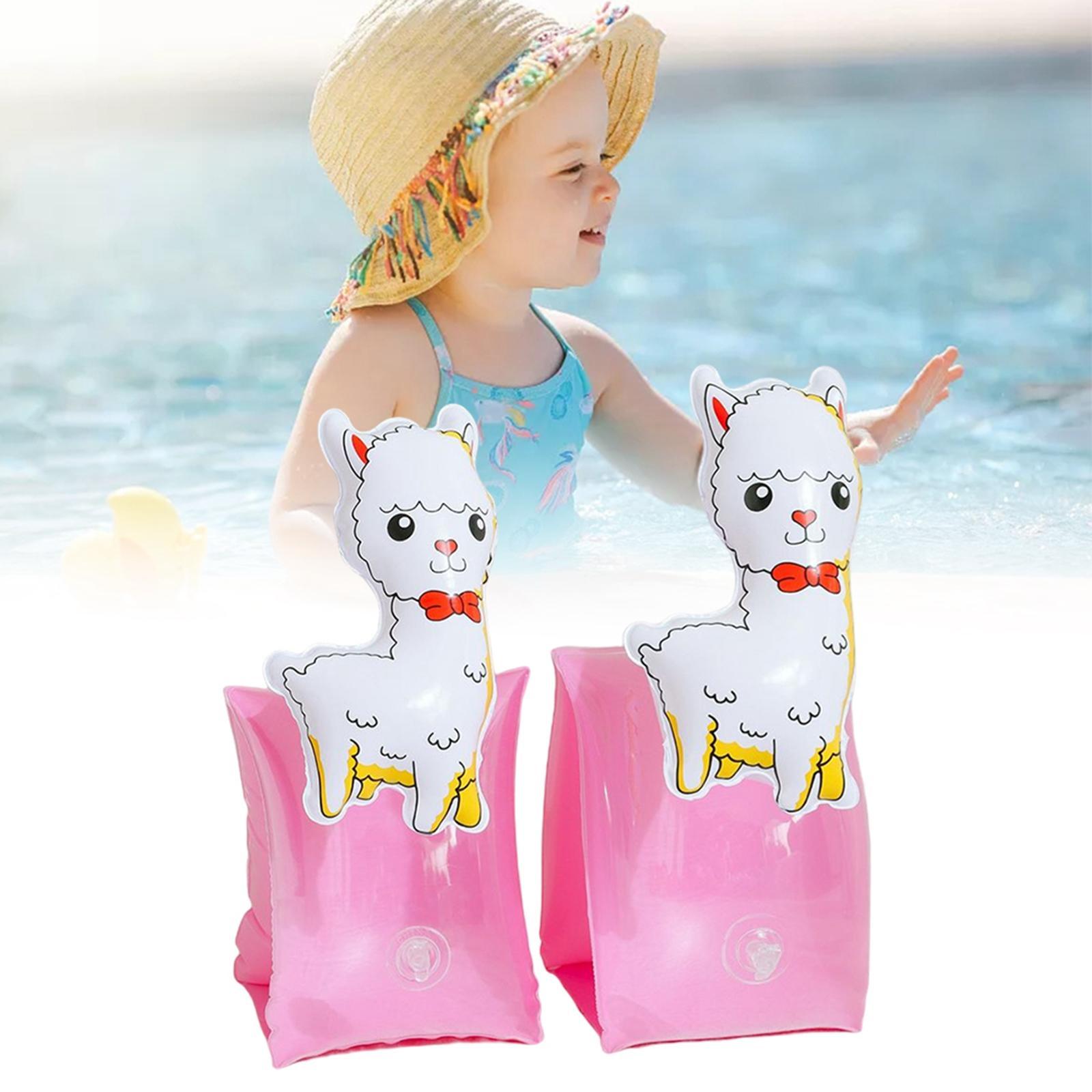 2x2x Inflatable Armbands for Kids Swim Sleeves Float Floats Child Sheep