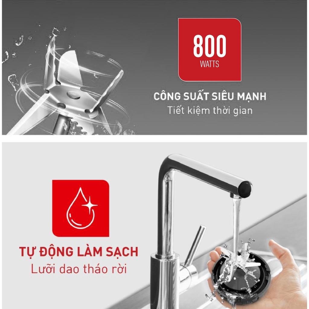 Máy xay sinh tố, xay thịt, xay thực phẩm Tefal BL47YB66 800W 2L - Hàng Chính Hãng