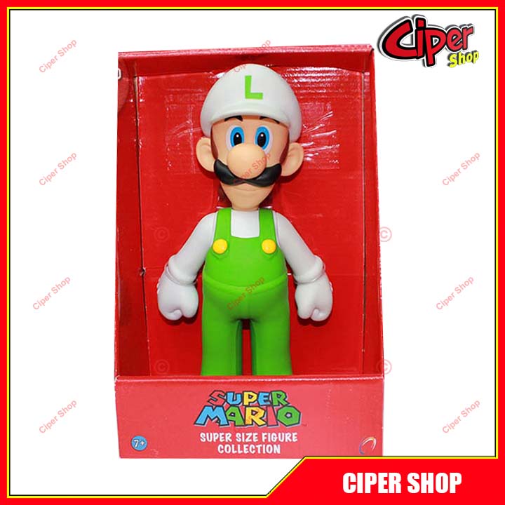 Mô hình Luigi Mũ Trắng  - Mô hình Mario