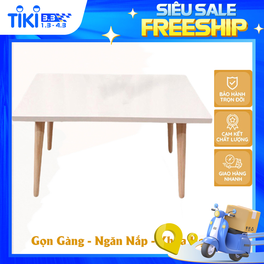 Bàn Trà Cafe, Bàn Trà Sofa Phong Cách Tối Giản, Gọn Nhẹ, Dễ Lắp Đặt Và Di Chuyển, Mặt Bàn Phủ Chống Nước Thương Hiệu Gosashi-BCGMT