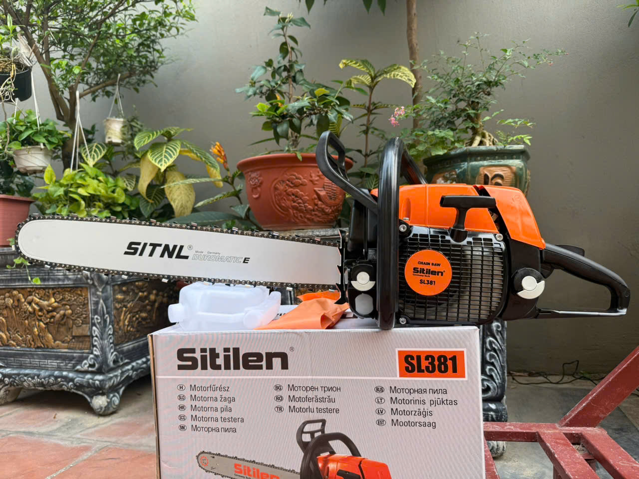 Máy cưa Xích chạy xăng SITNL - Máy Cưa Xích Chạy Xăng - MÁY CƯA GỖ - Lam Xích 70cm Modell mới nhất 2026