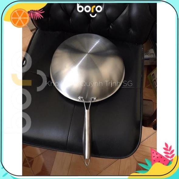 CHẢO CHỐNG DÍNH CHẢO VÂN TỔ ONG SÂU LÒNG INOX SIZE 32 CM HÀNG CAO CẤP