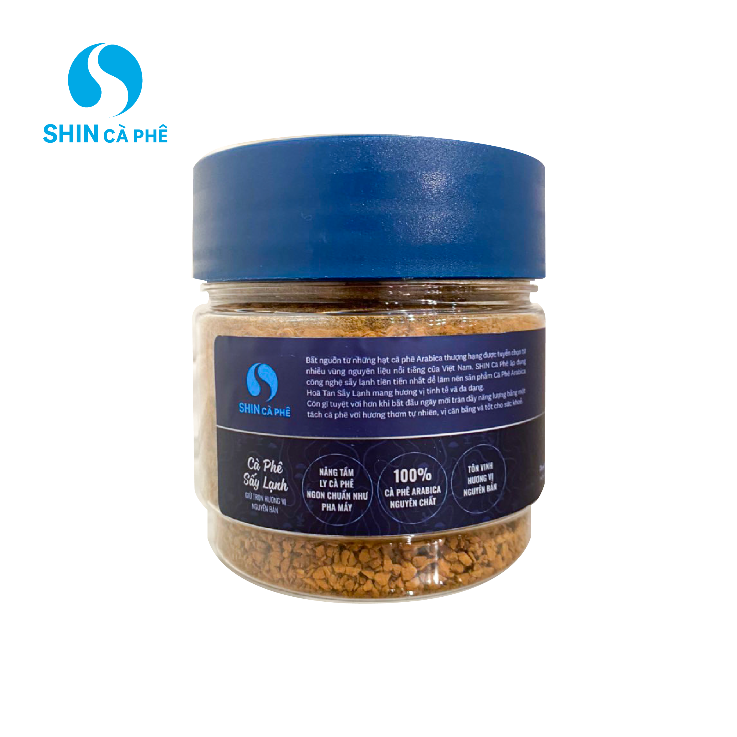 SHIN Cà Phê - Cà Phê Hòa tan Arabica Sấy lạnh 1 in 1