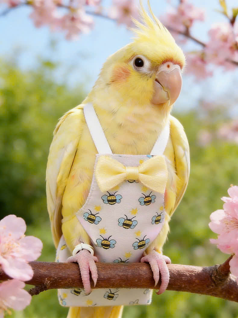 QUẦN ÁO TÃ CHO CHIM CẢNH CHIM VẸT DỄ THƯƠNG MÃ 3 XINH XẮN CHO THÚ CƯNG CHIM