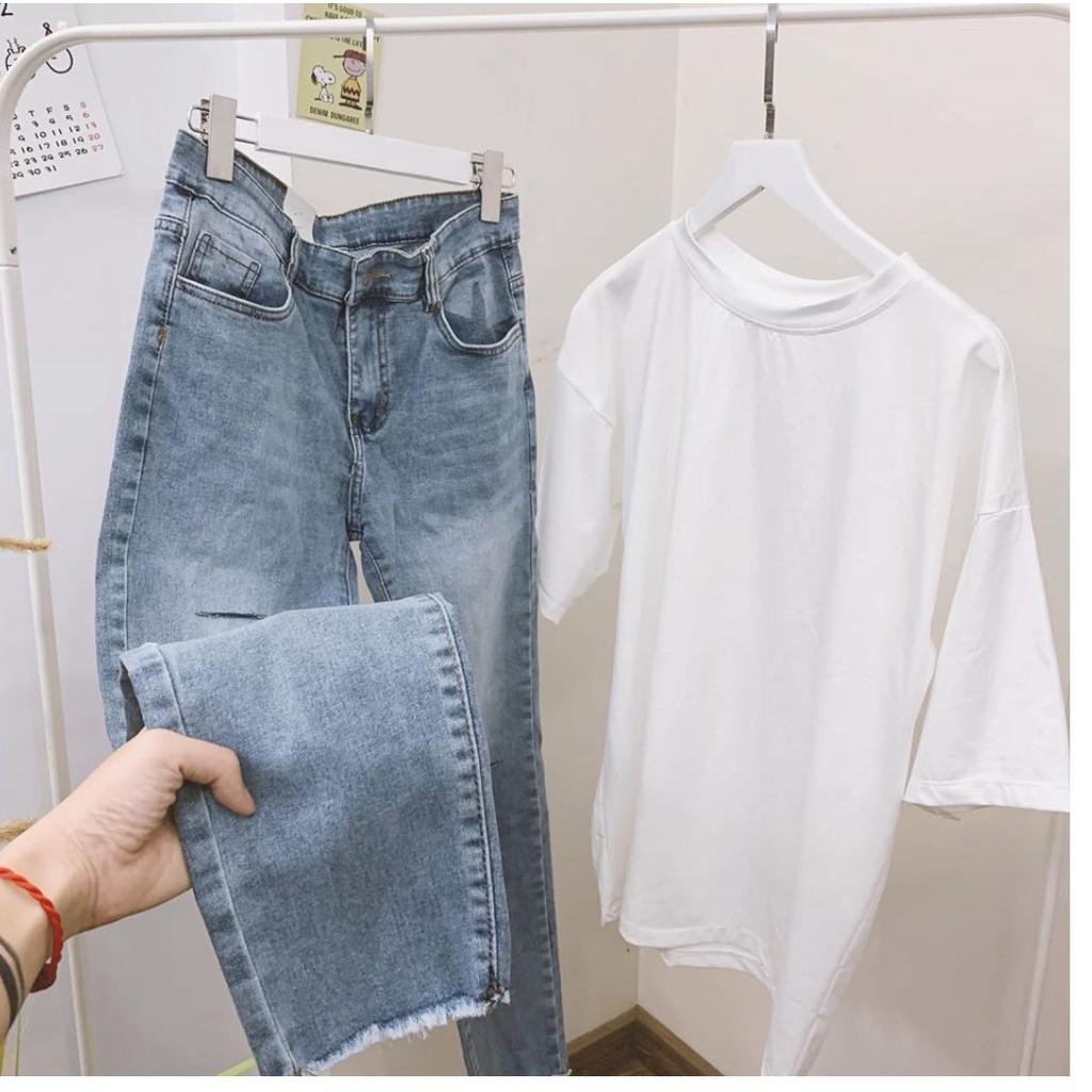 Được Kiểm Hàng TrướcQuần jeans rách gối mix rách gấuHÀNG SIÊU CẤP