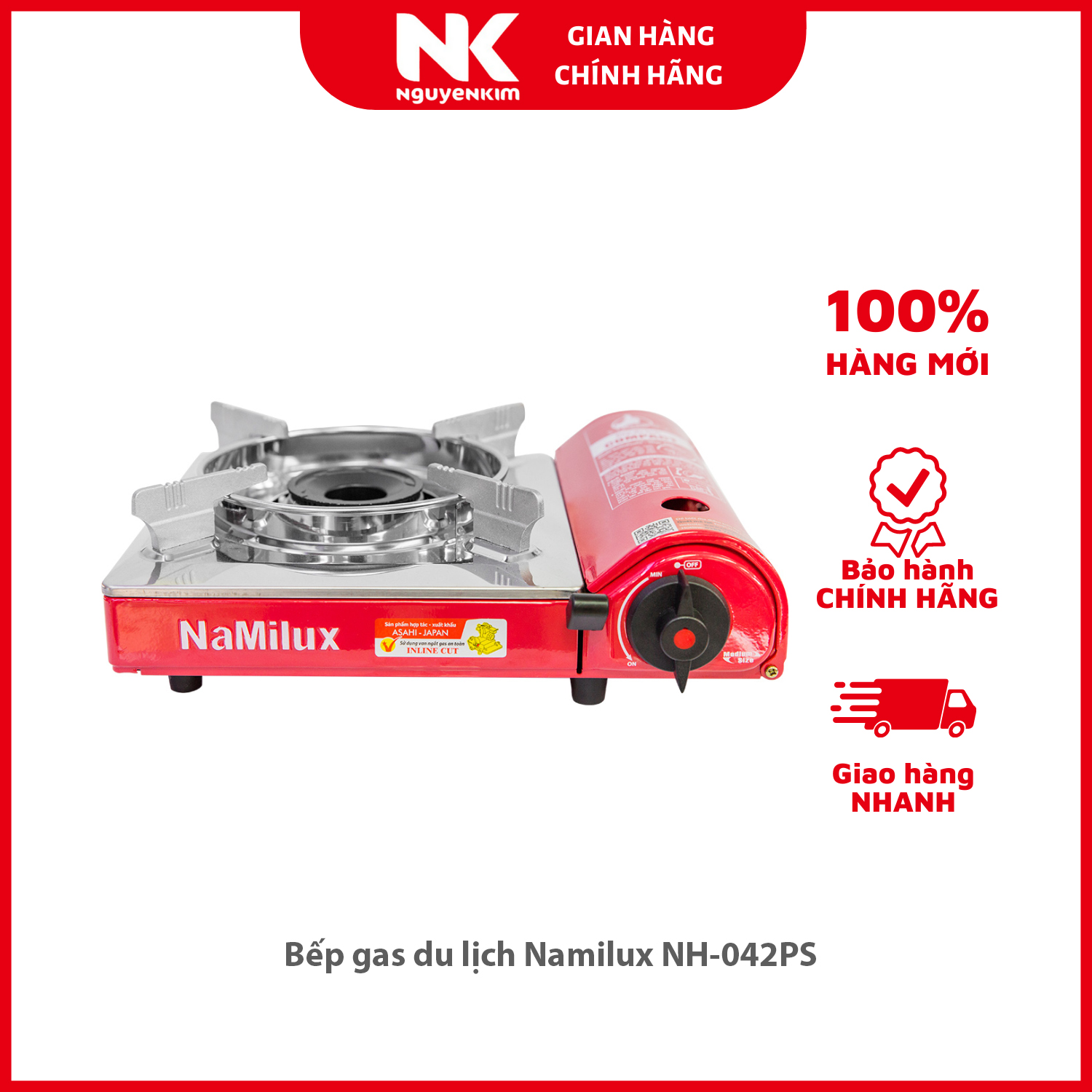 Bếp gas du lịch Namilux NH-042PS - Hàng chính hãng