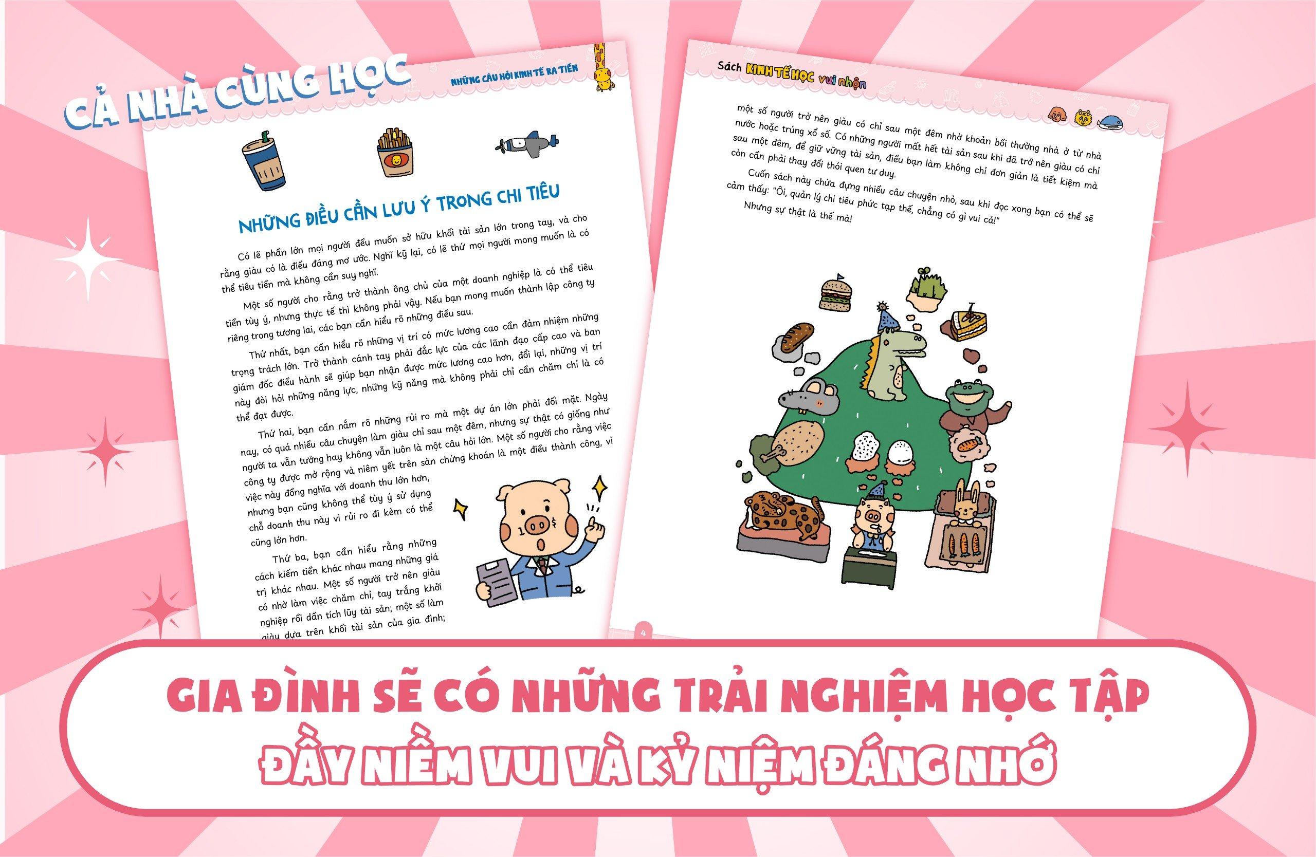 Sách Kinh Tế Học Vui Nhộn - Những Câu Hỏi Kinh Tế Ra Tiền - Những Điều Bạn Cần Biết Để Tiền Đẻ Ra Tiền