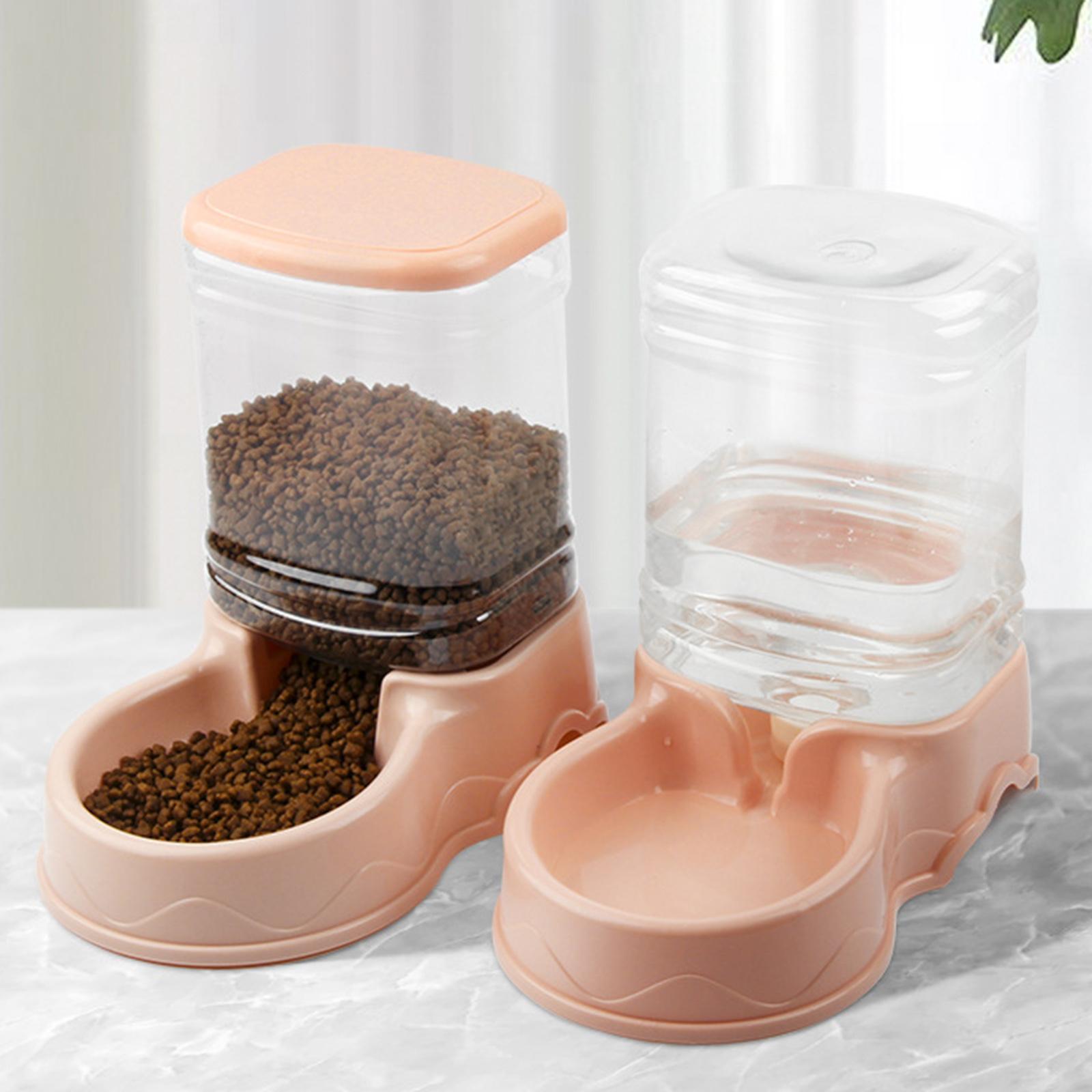 AUTOMATIC PET WATER DISPENSER Puppy Dish Food Feeder /Bowl