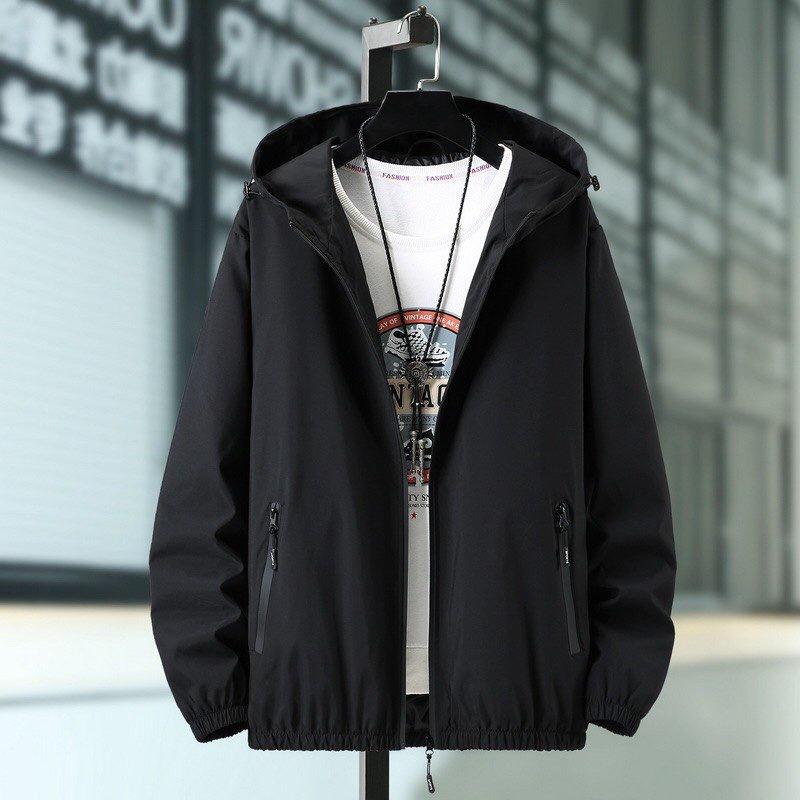 Áo Khoác Dù 2 Lớp Ép Hình Form Rộng Có Nón Nam Nữ Unisex - TÂM SHOP
