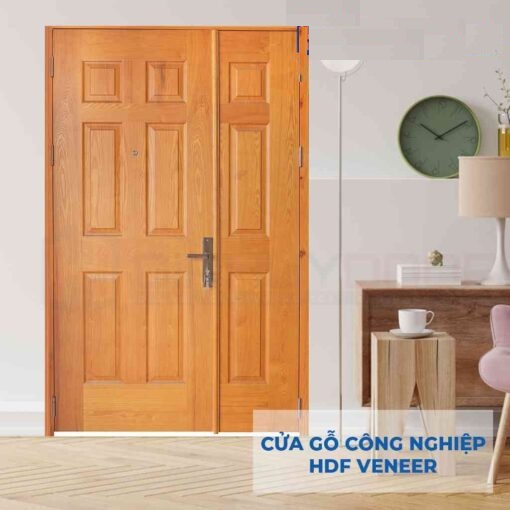 Cửa Gỗ Công Nghiệp  9A-soi Màu Sắc Tươi Sáng