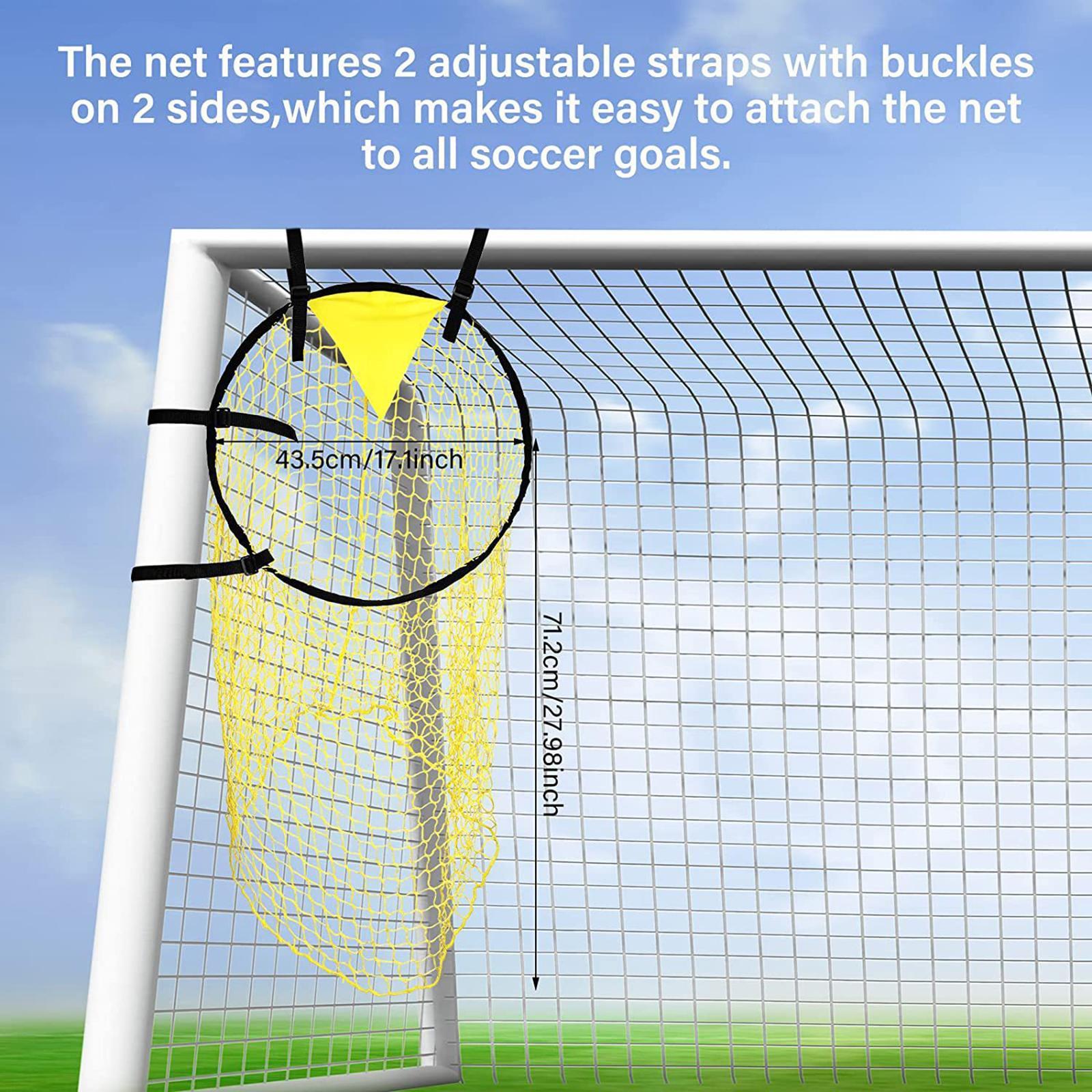 Football Training Net Folding Polypropylene Beginners Soccer Goal Target Net