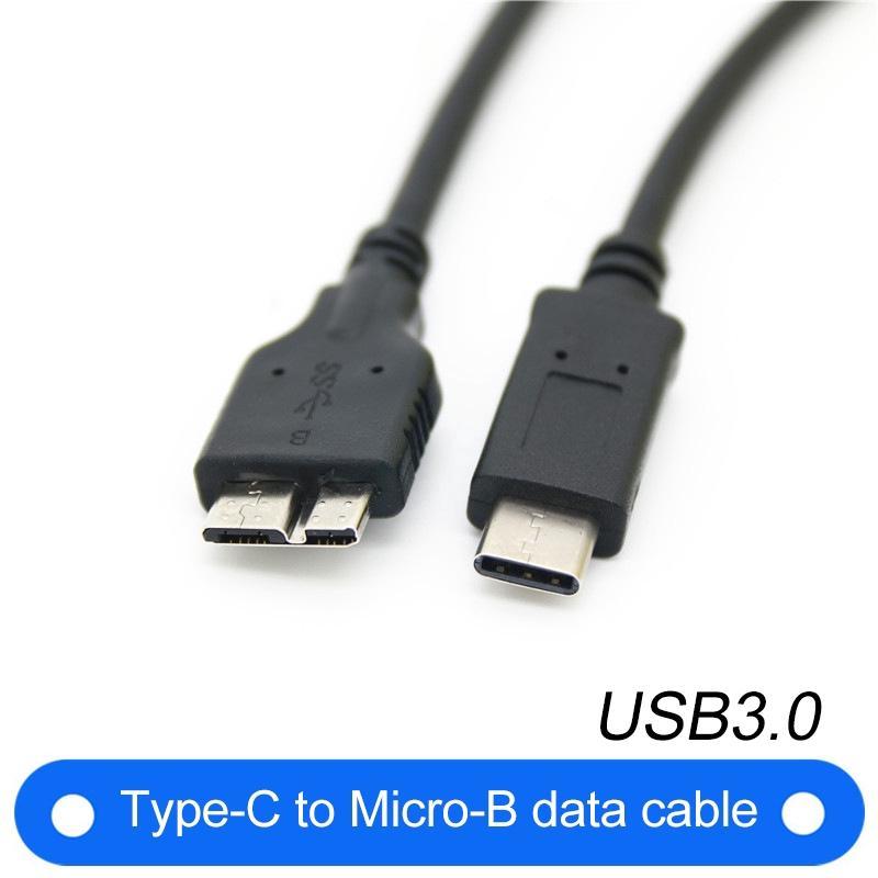 Type-c to Micro B Mobile Hard Drive Data Cable USB3.1 Type-c to 3.0 Letitia