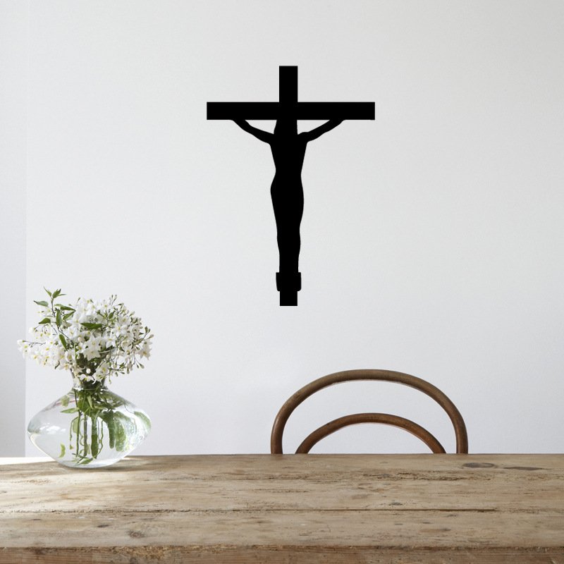 Decal dán tường hình cây thánh giá chúa Jesus