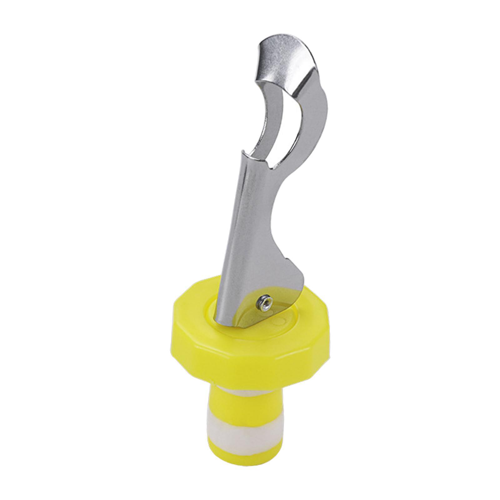 Stopper yellow with white