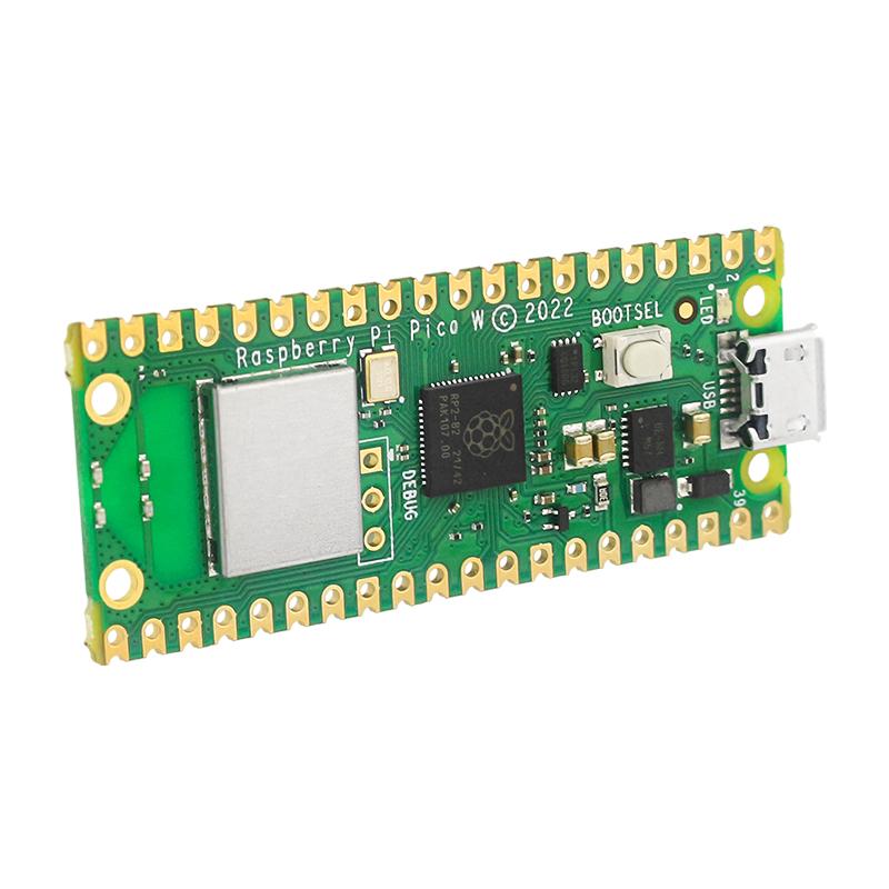 Mới Raspberry Pi Pico W Có Wifi RP2040 Vi Điều Khiển Ban Phát Triển Tùy Chọn Vỏ Acrylic GPIO Đầu