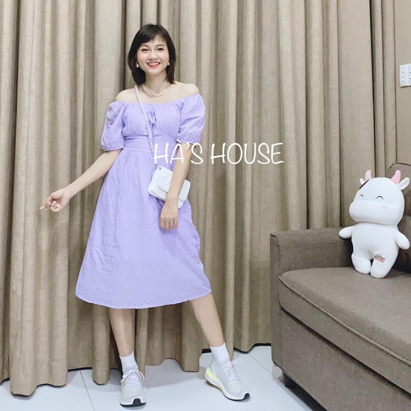 Đầm đi chơi màu tím ngọt ngào đáng yêu!