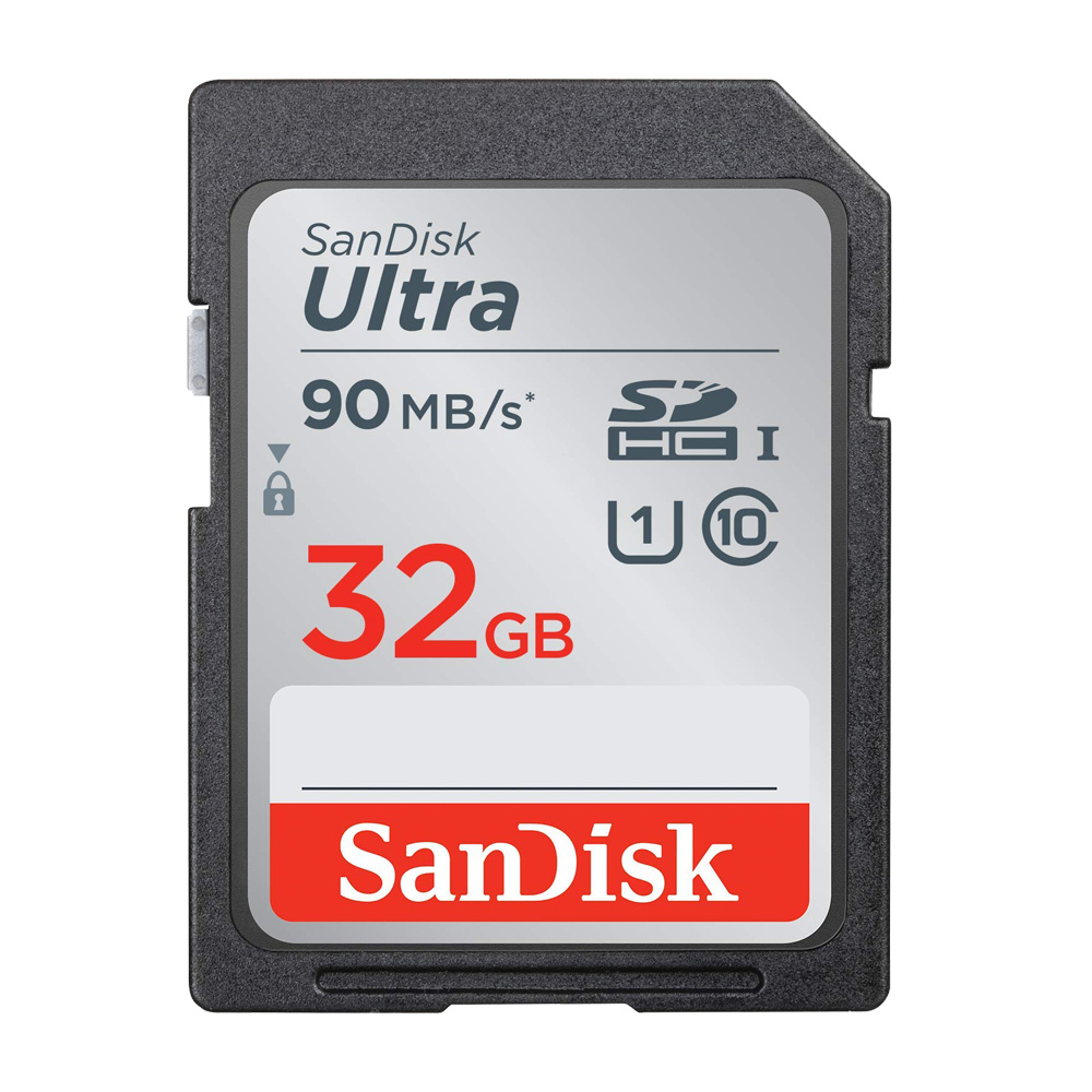 Thẻ Nhớ SDHC SanDisk Ultra 32GB UHS-I 90MB/s - Hàng Nhập Khẩu