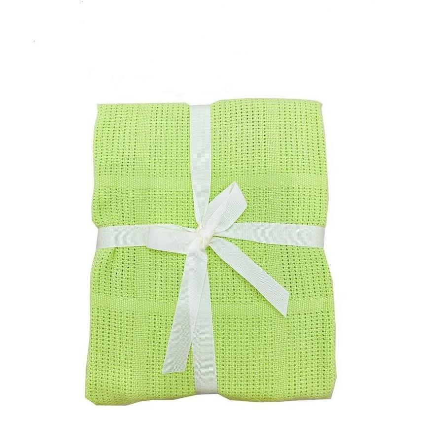 Chăn lưới sợi tre, cotton thoáng khí cho bé Mom Trusted 120x150cm