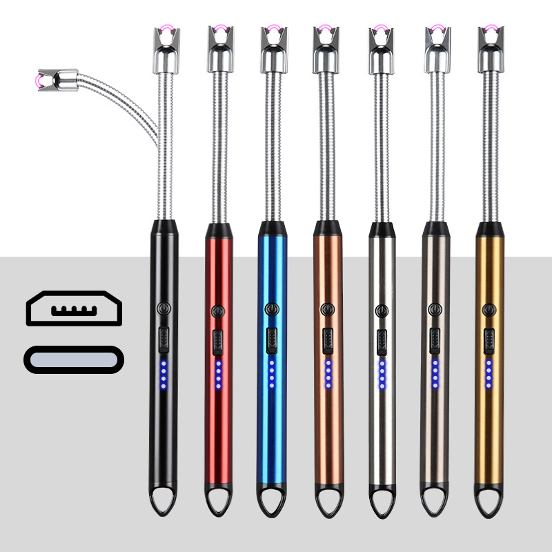 Bật lửa đốt nến điện dạng que mồi lửa thay thế hộp quẹt gas sử dụng sạc USB phóng tia plasma