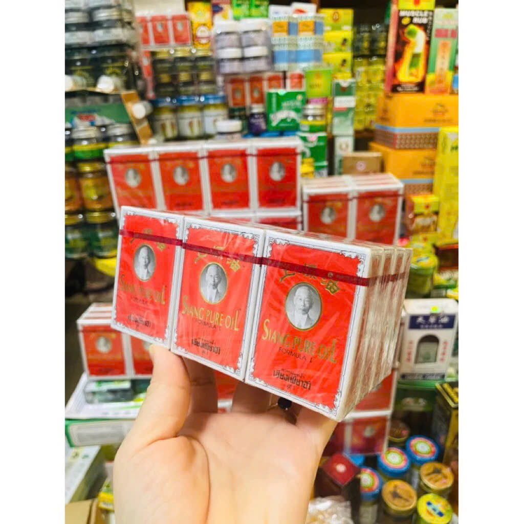 COMBO 2 Dầu gió ông già Thái Lan SIANG PURE OIL 3cc