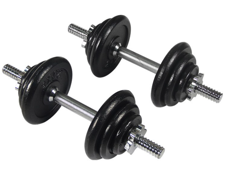 Bộ 2 Đòn Tạ Tay - 40kg Tạ