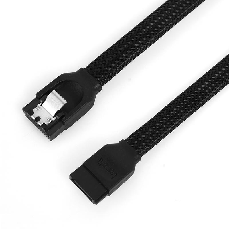 LECOLLI 3PCS/6PCS SATA 3.0 III SATA3 7PIN Cáp dữ liệu 6GB/s SSD Cáp HDD DISK DRIVE DRIN