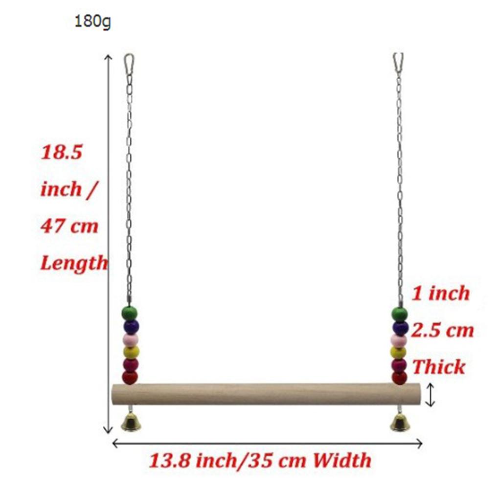 Chicken Swing Birds Bite Toys Birds Parrots Stand Perch for Large Birds Chicken