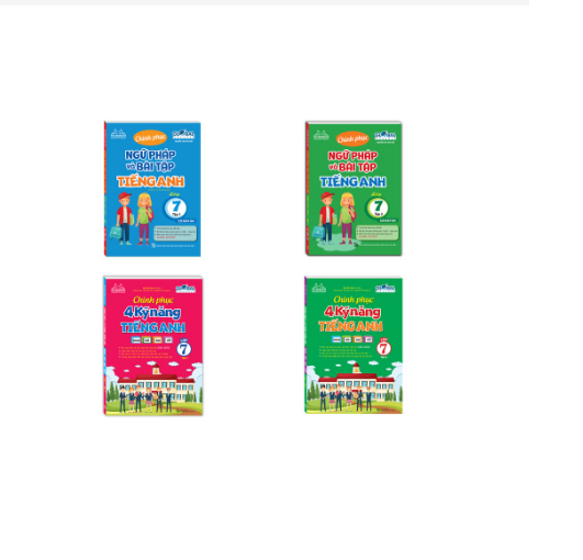 Combo 4c - GLOBAL SUCESS - Chinh phục ngữ pháp và bài tập tiếng anh & Chinh phục 4 kỹ năng tiếng anh lớp 7