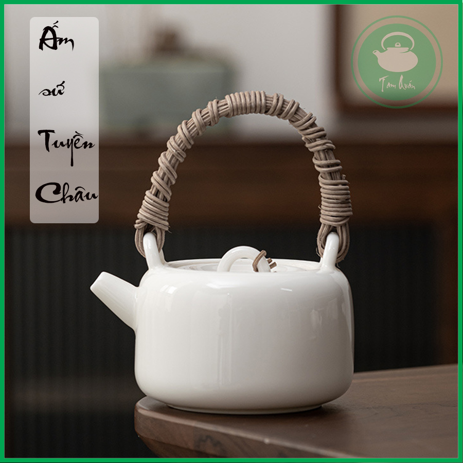 Ấm trà sứ Tuyền Châu 170ml