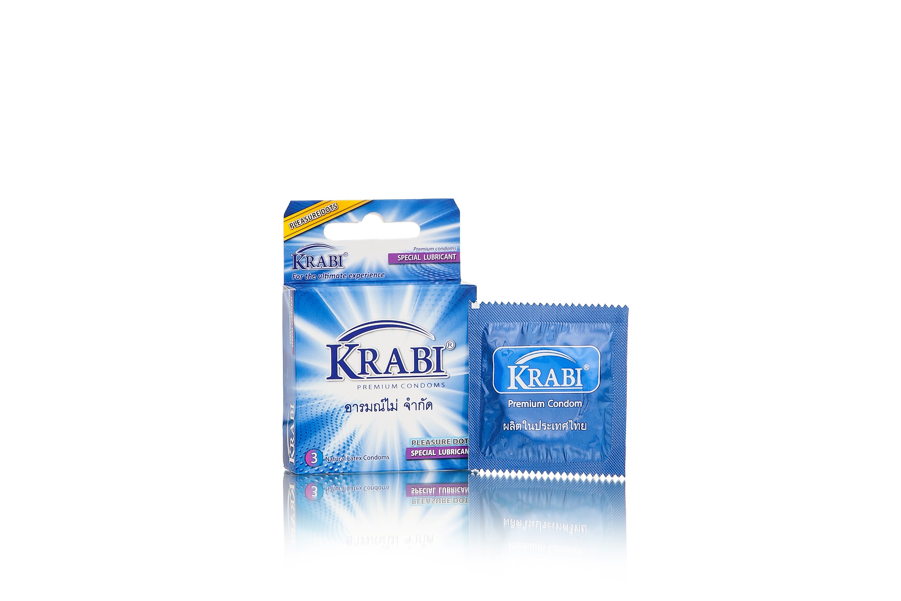 Bao cao su Krabi có gai – Pleasure Dots Krabi Premium Condoms