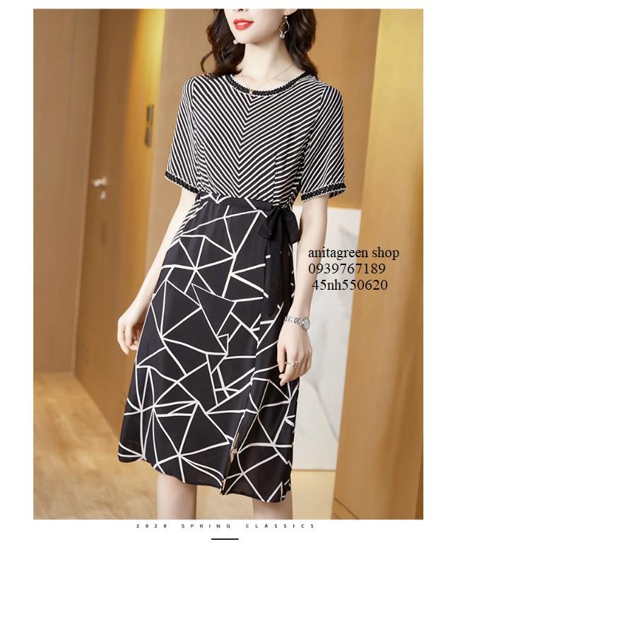 Nh550620-ĐẦM XÒE HỌA TIẾT QUÝ CÔ