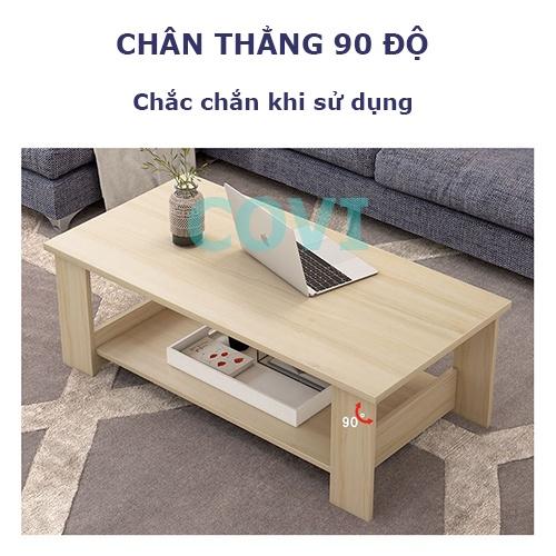 Bàn Sofa Gỗ 2 Tầng HOLI Để Ở Phòng Khách Làm Bàn Uống Trà Giải Trí Tiện Lợi Phong Cách Trẻ Trung HIện Đại - BT06