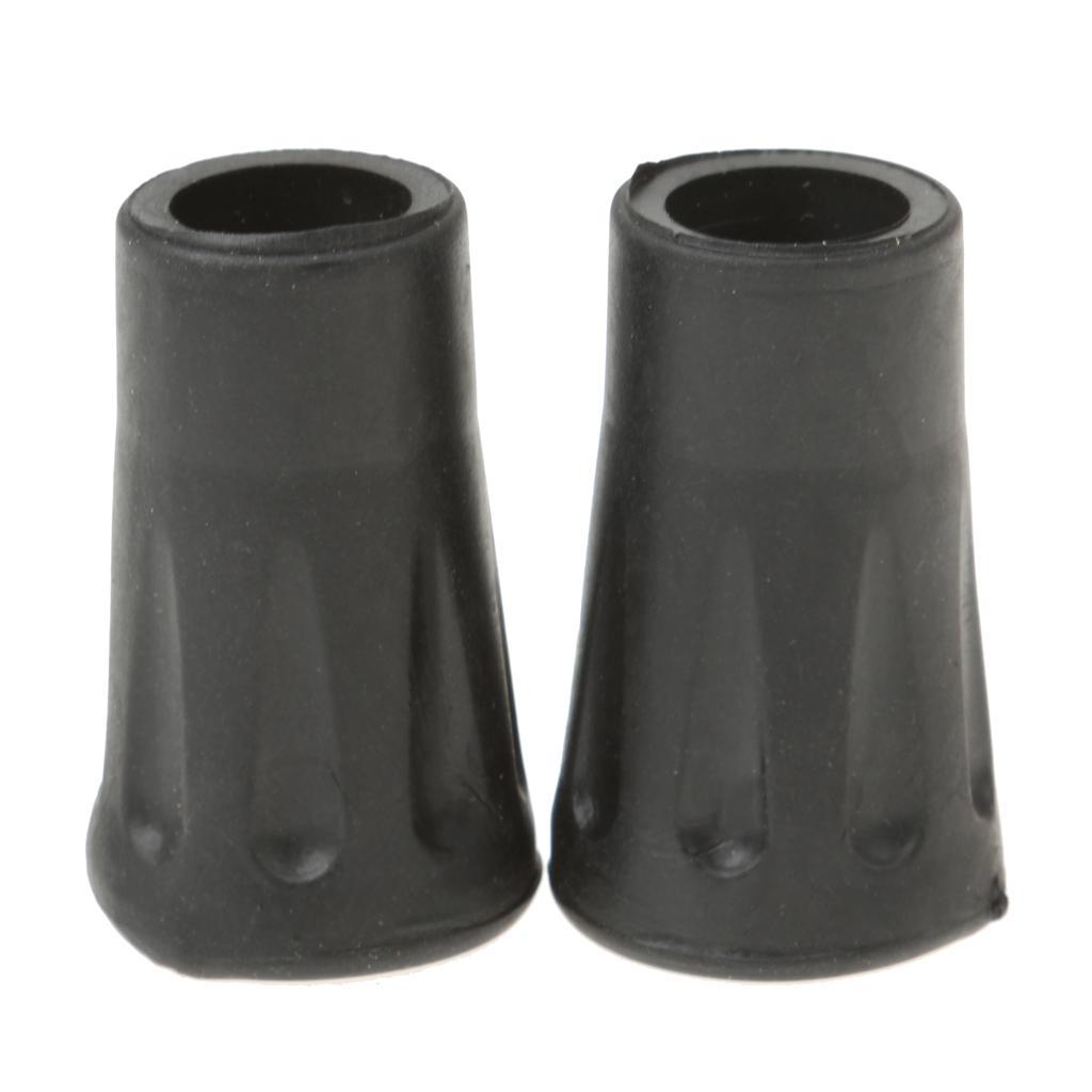 4pcs Replacement Rubber Tips End for Hiking Stick Walking Trekking Poles 4cm