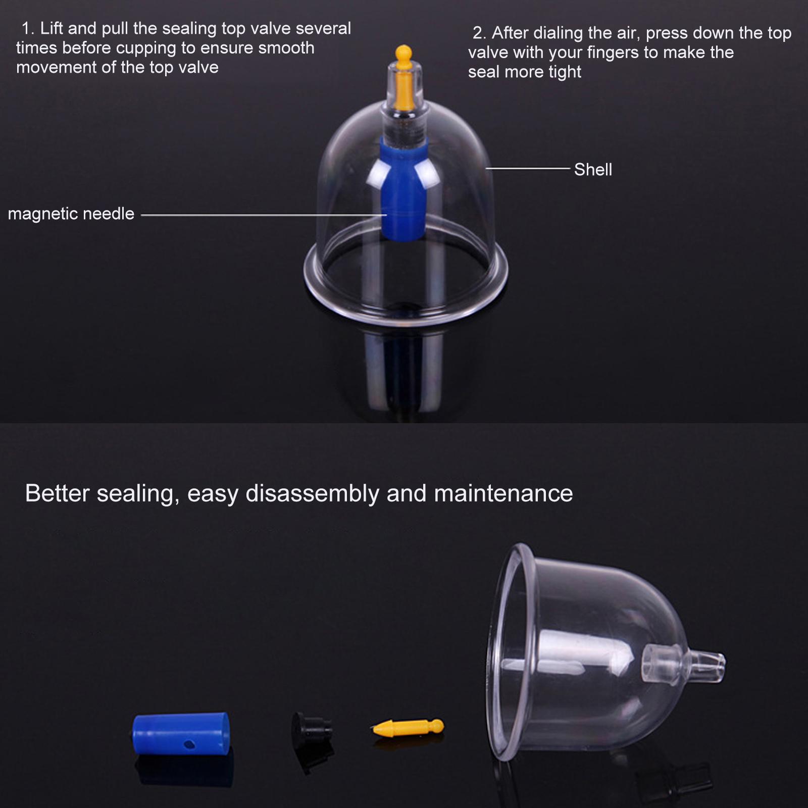 Bộ 24 Ly giác hơi toàn thân nhiều kích cỡ