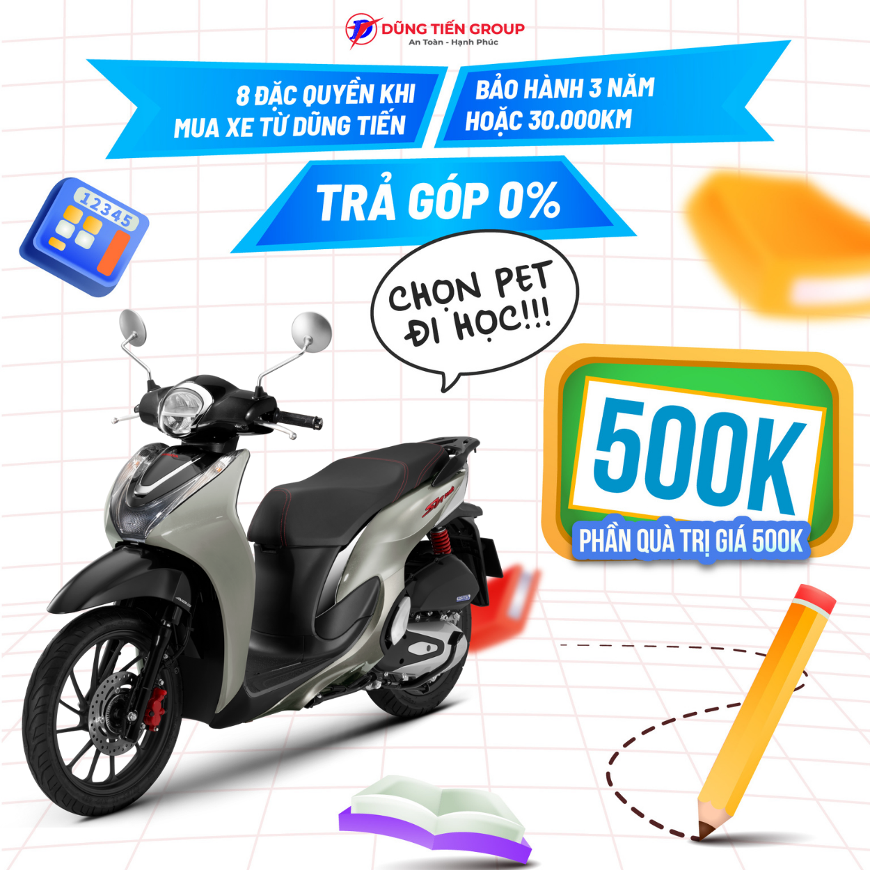 Xe Máy Honda SH Mode 125cc 2024 - Phiên Bản Thể Thao