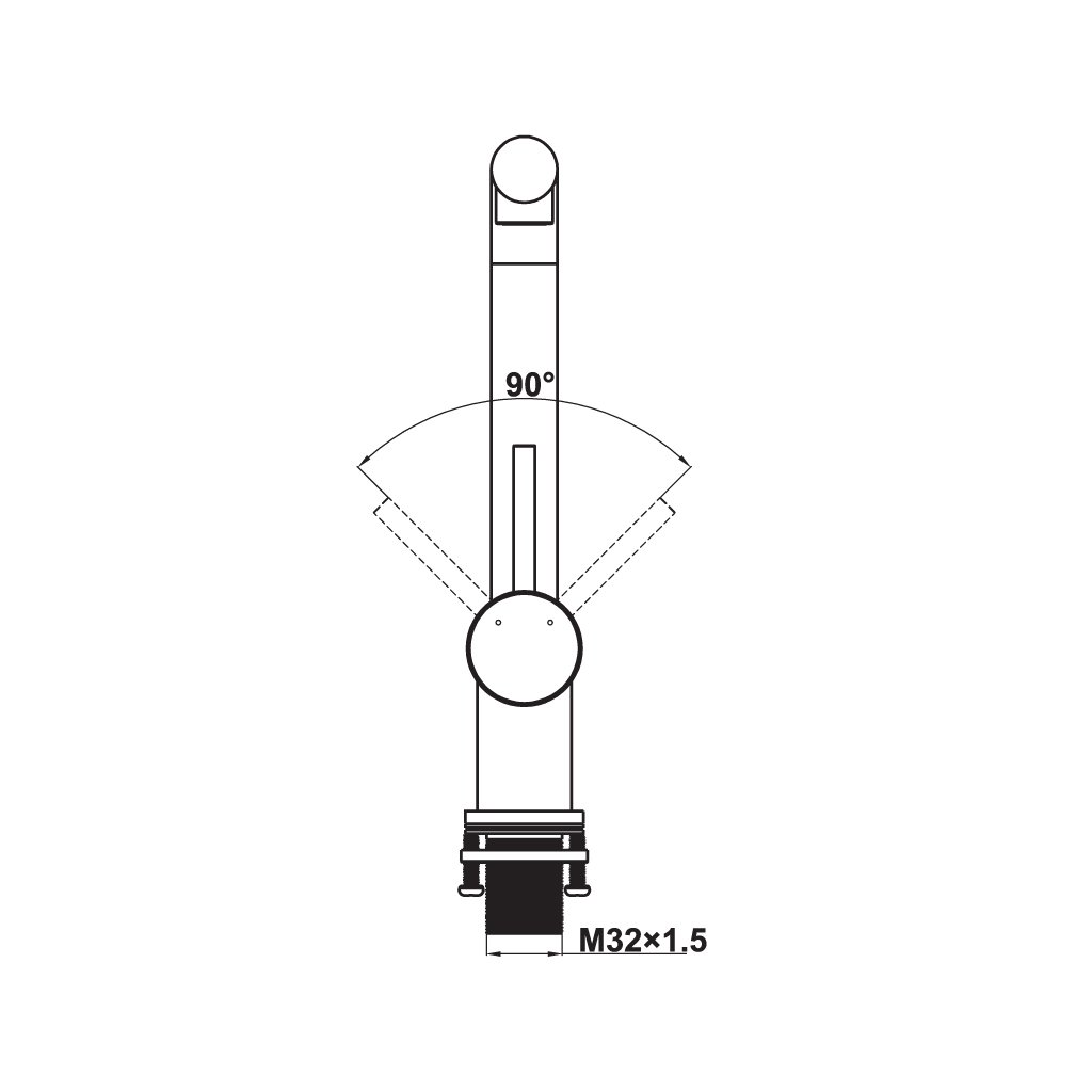 Vòi bếp Hafele HT21-CH1P254