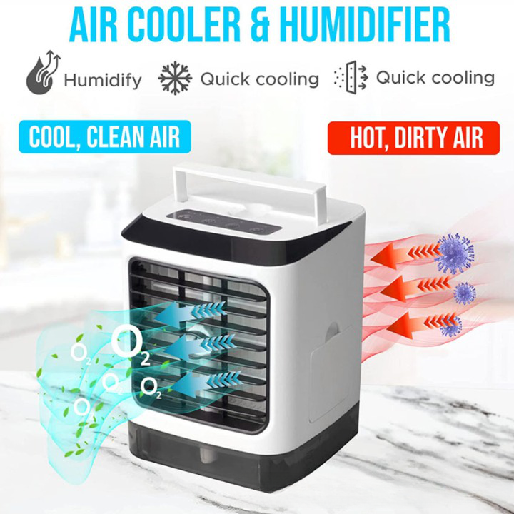 Máy Lạnh Hơi Nước Di Động CLEAN AIR Có Remote Điều Khiển Từ Xa - Home and Garden