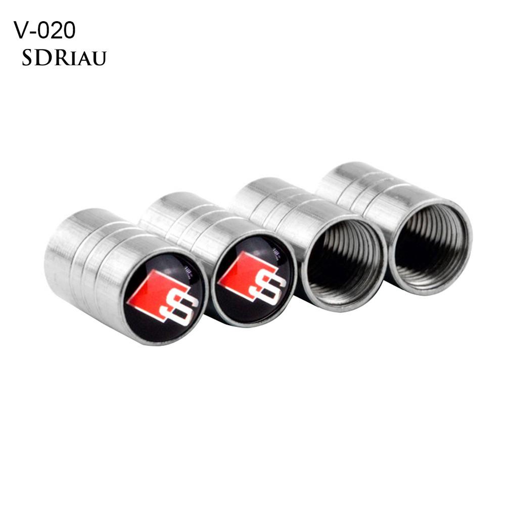 4 nắp Van khí bằng đồng cho lốp xe hơi Volkswagen VW BMW Benz
