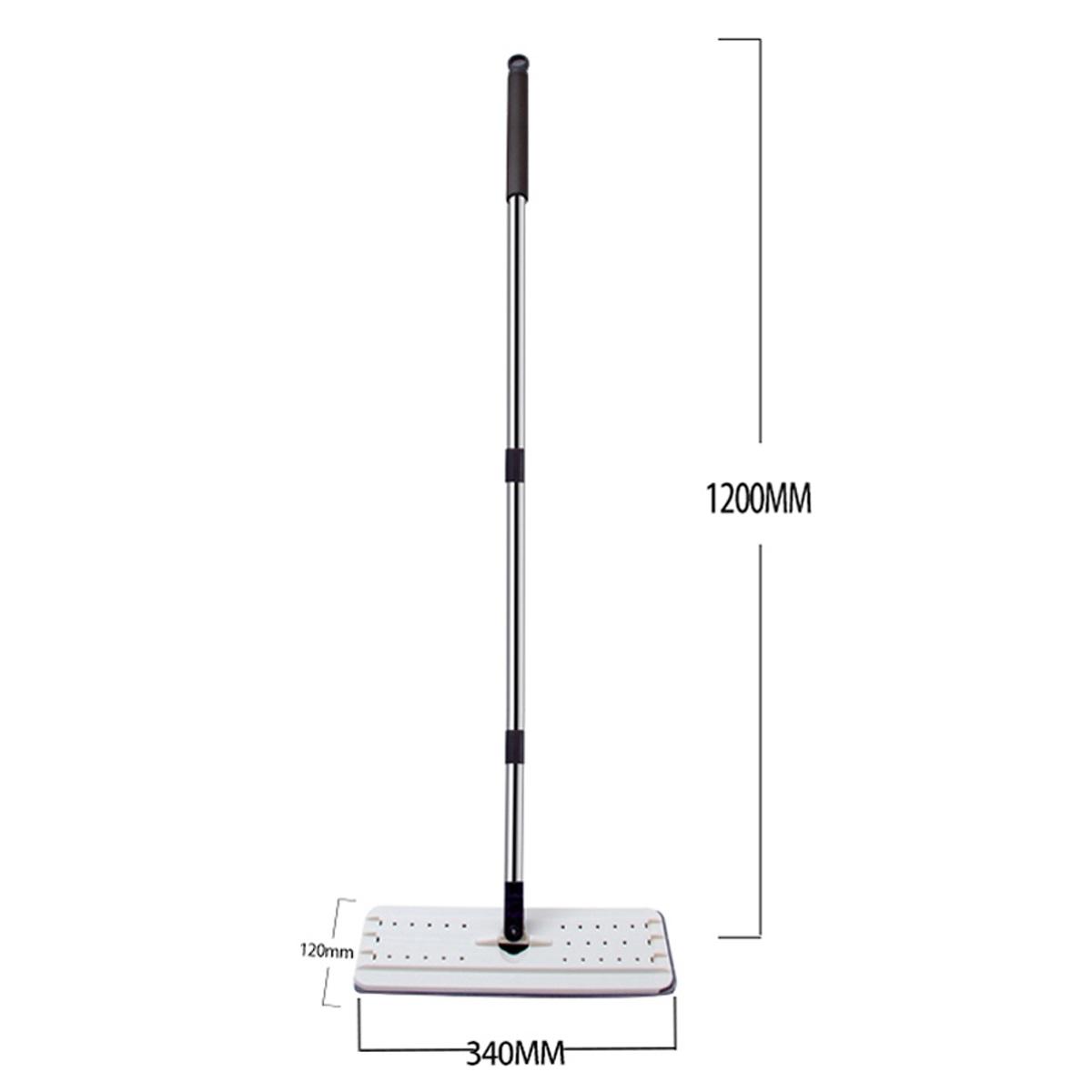 Cây Lau Nhà Tự Vắt Phẳng 360 Độ Thông Minh + Tặng Kèm 2 Miếng Lau Nhà Cao Cấp - Loại Tốt