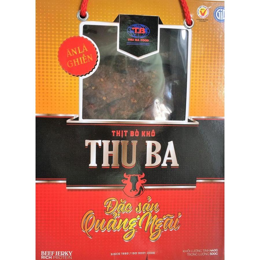 Bò Khô Thu Ba 500g loại miếng
