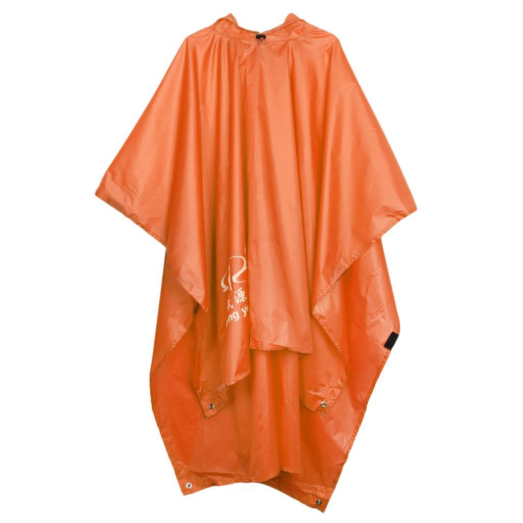 Multifunction Raincoat Poncho Cover Tent Hiking Rainwear