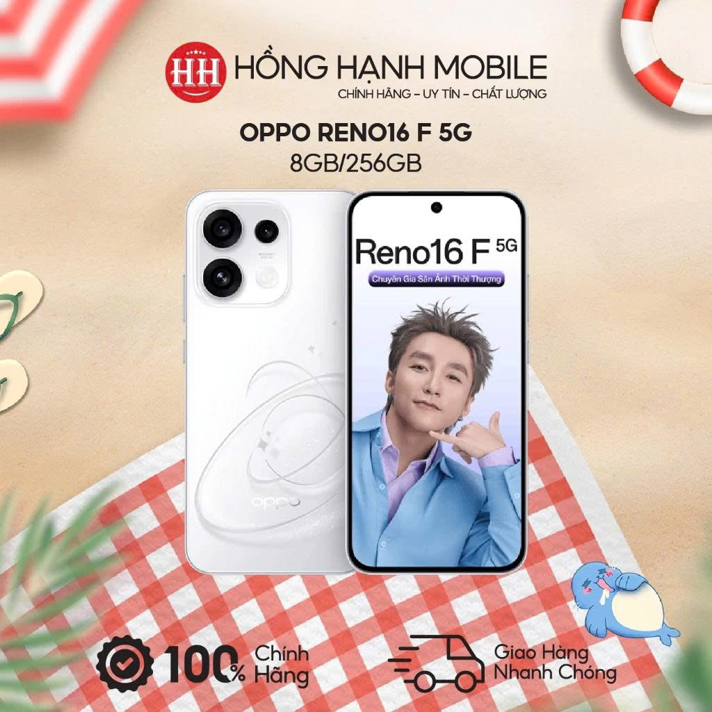 Điện Thoại Oppo Reno16 F 5G 8GB/256GB - Hàng Chính Hãng